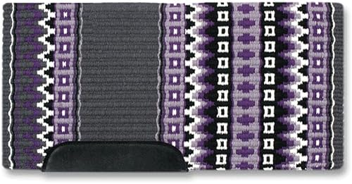 Mayatex Domino 40X34 New Zealand - Manta de lana para silla de montar (40 x 34 pulgadas)