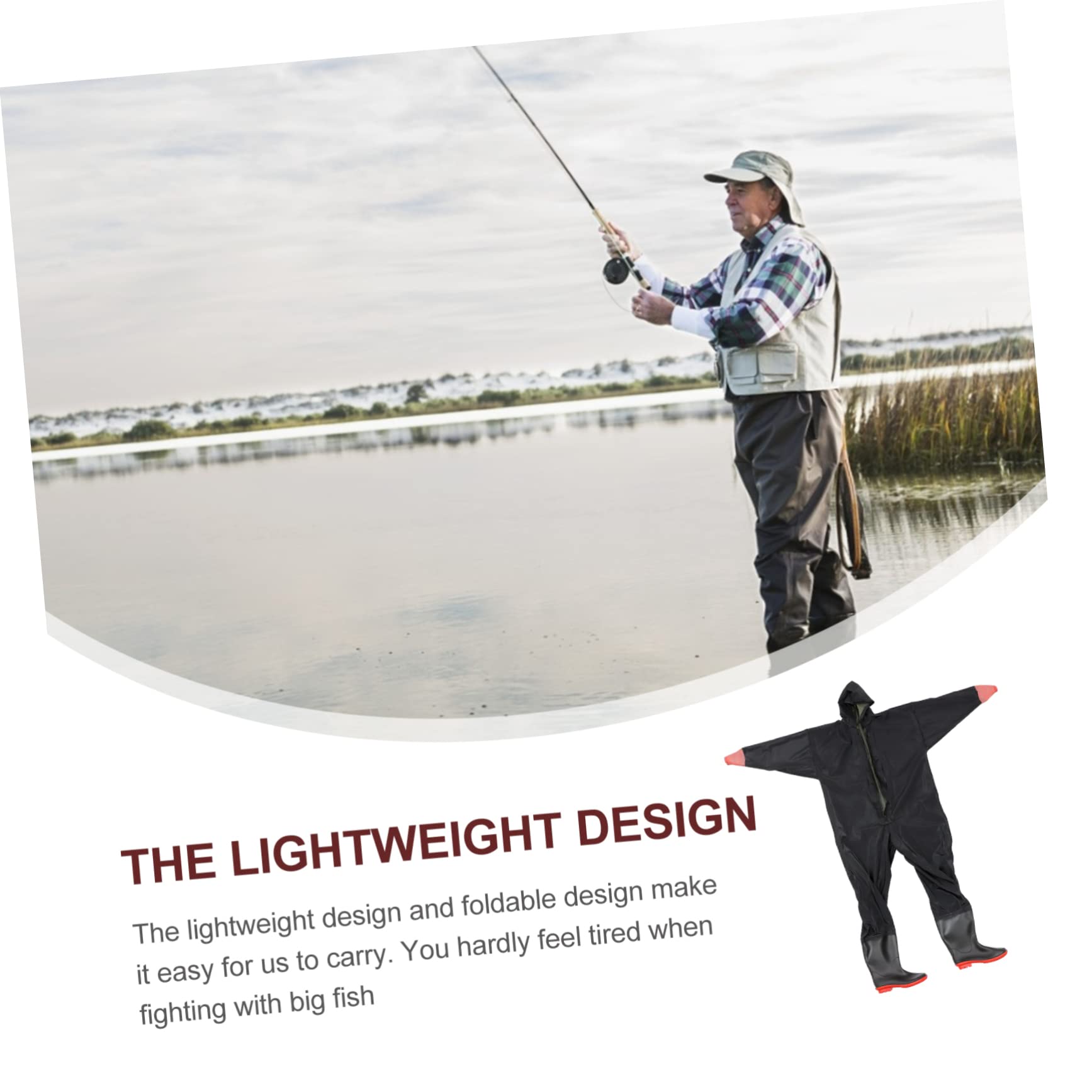 YARNOW Trajes De Vadeo para Hombres y Mujeres Impermeables para Exteriores Buceo Pesca Pantalones De Vadeo Trajes De Pesca Vadeo Trajes De Pesca Vadeadores De Pesca Botas