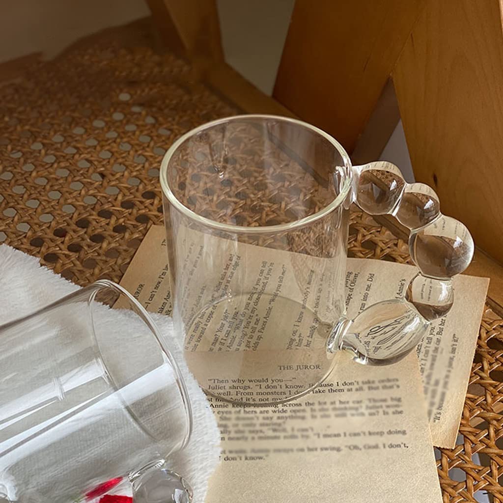 Becher Becher Wohnzimmer Glas Wasser Tasse Haushalt Transparent Milch Tasse Mit Griff Kaffeetasse Kreative Kaffeetasse