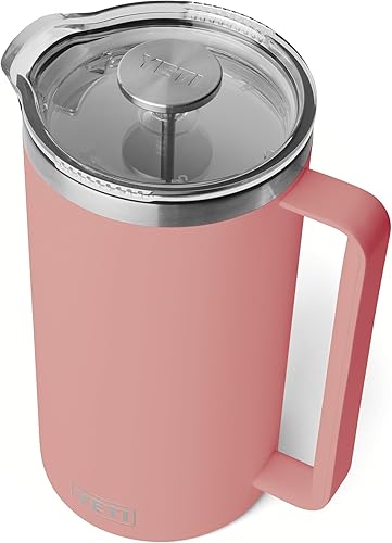 Miniatura 18 de YETI Rambler - Cafetera de prensa francesa de 34 onzas, color rojo rescate Rojo rescate,Rosa (Tropical Pink),gris pardo (Cape,Violeta ultramar,Big