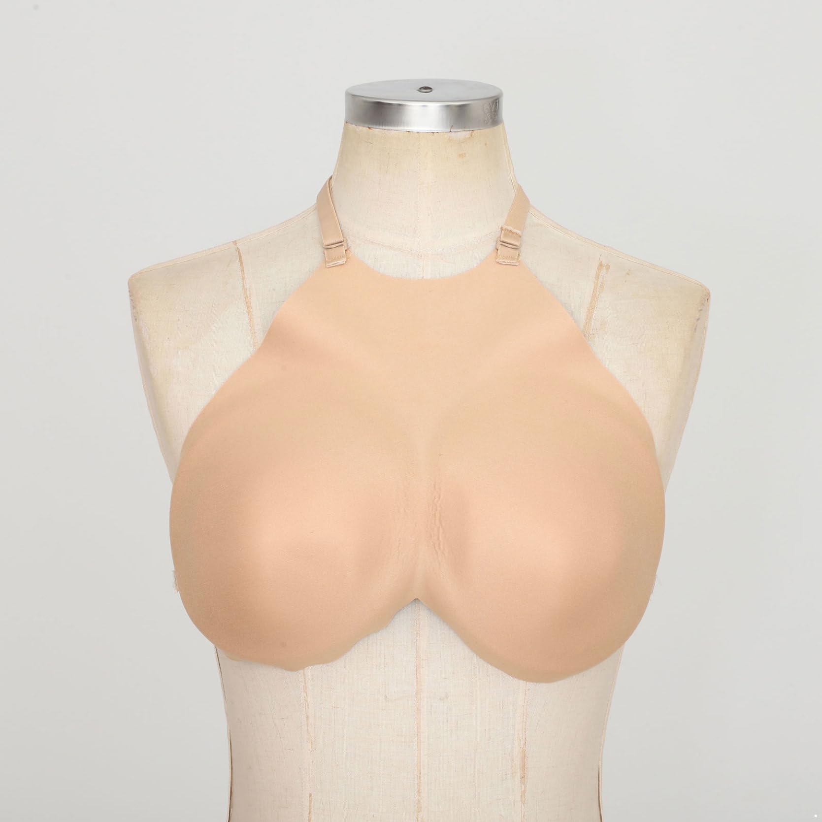inlzdz Seni Falsi di Spugna D Cup Seno Artificiale del Flase della Tazza Seni Finti per la Protesi del Crossdresser Inserti per Reggiseno per Costume da Bagno Bikini