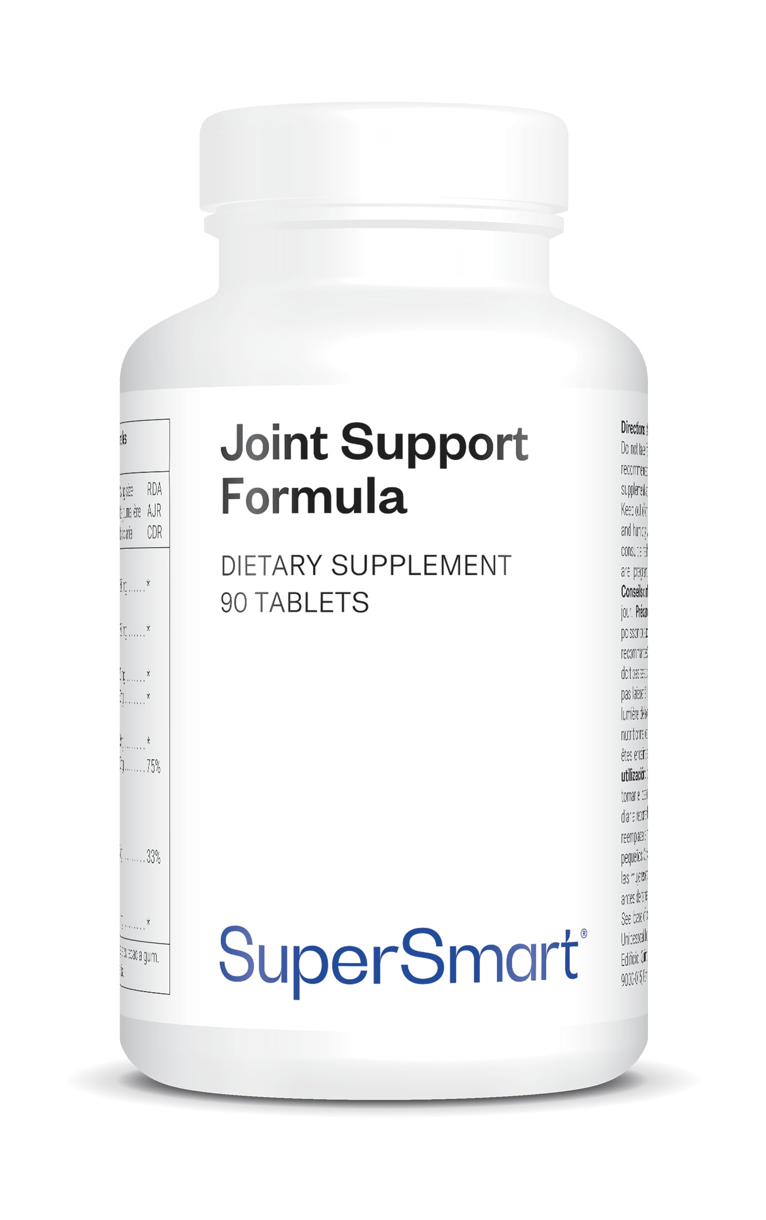 Confort Articulations - Vitamine C - Extrait de Bambusa Vulgaris - Contribue à la Santé des OS, des Muscles et des Articulations - Sans Gluten - SuperSmart