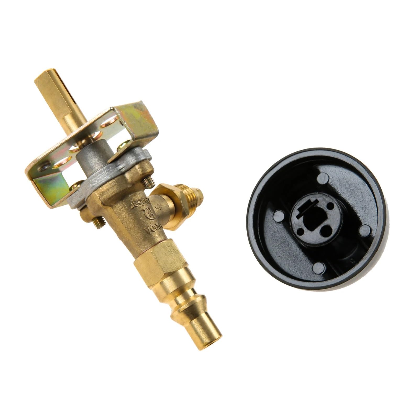 Valve de barbecue 57274 for 5500 grilles avec déconnexion rapide de 1/4 "pour alimentation de contrôle de camping-car ou de remorque