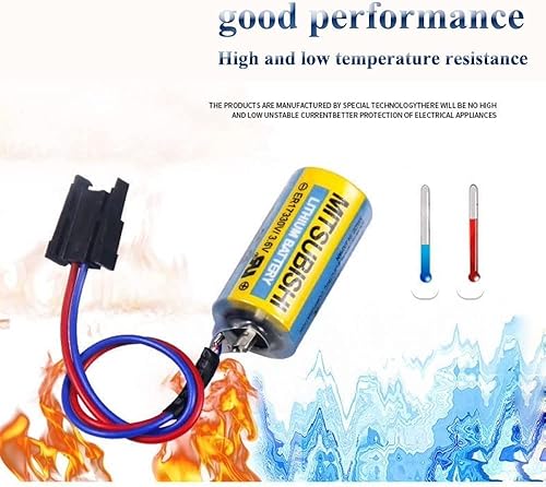 Miniatura 5 de HZH(10 unidades) MR-BAT ER17330V/3.6V 1700mAh A6BAT PLC Batería para FANUC CNC System no recargable