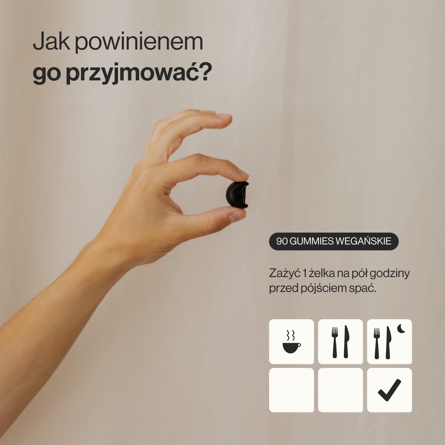 Melatonina Gummies 1 mg – Od 12. roku życia – Z Witaminą B6, Rumiankiem, Kozłkiem, Melisą i Bzem – 90 Żelków (3 miesiące) – Smak Leśnych Owoców – Wegan, Bez Żelatyny, Bez Glutenu – Zenement