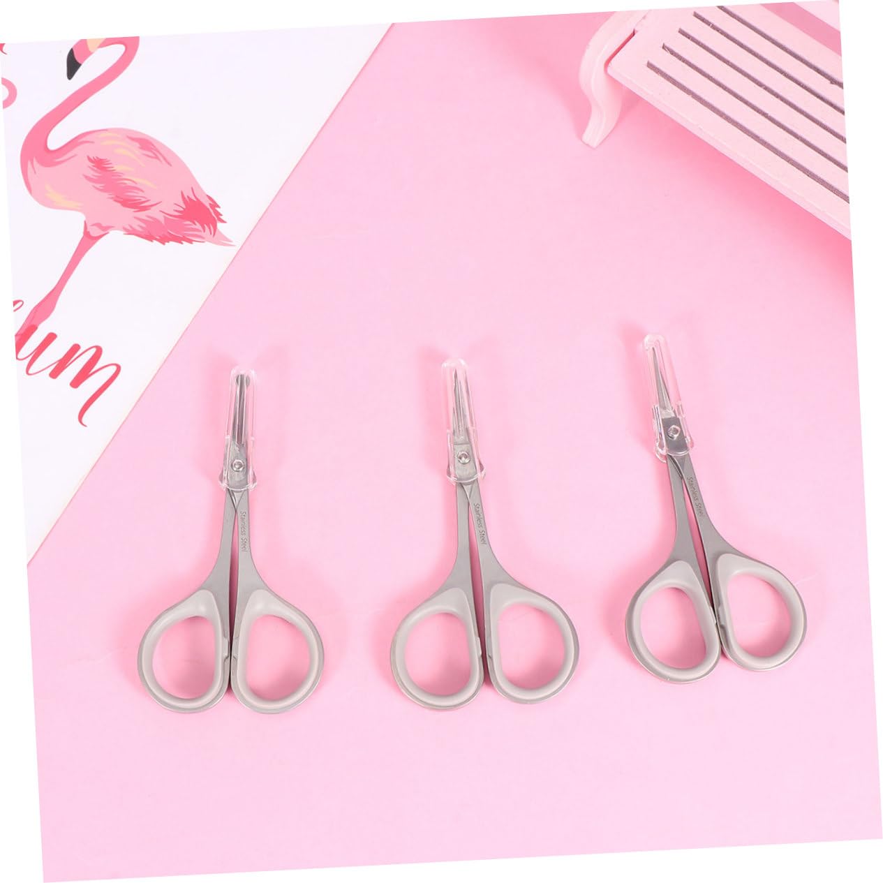 Healeved 9piezas Tijeras Inoxidable Para Recorte De Facial Incluye Tijeras De Ceja Recortadora De Nasal y Curvas Cuidado Personal Seguro y