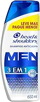 Shampoo Anticaspa Head & Shoulders Men 3 em 1, 650 ml