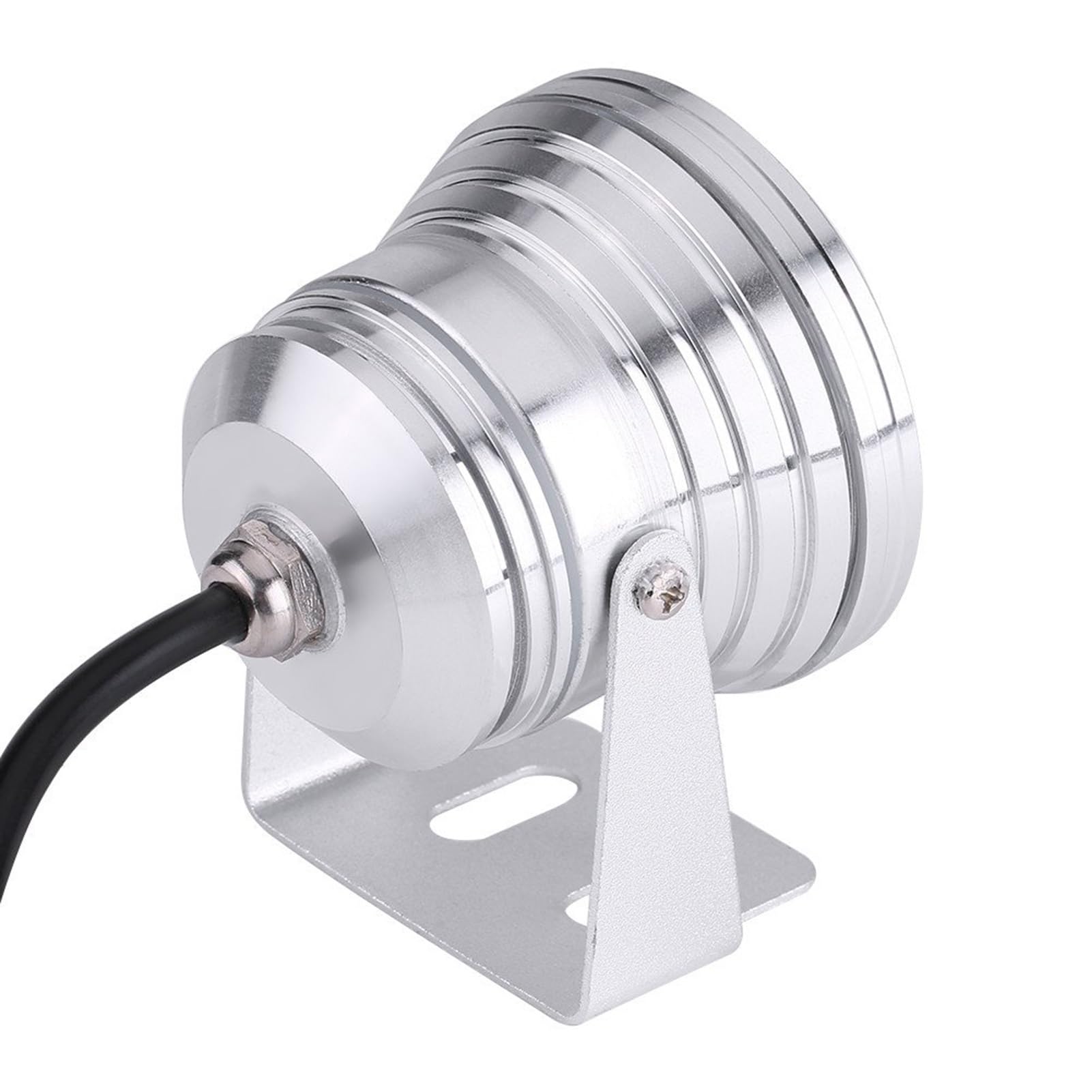 Podwodne oświetlenie stawu sieciowego, wodoodporne oświetlenie LED IP68, oświetlenie stawu z pilotem, wielokolorowa wodoodporna lampa LED 10W do stawu akwariowego(White,2PCS 10W(AC85-265V))