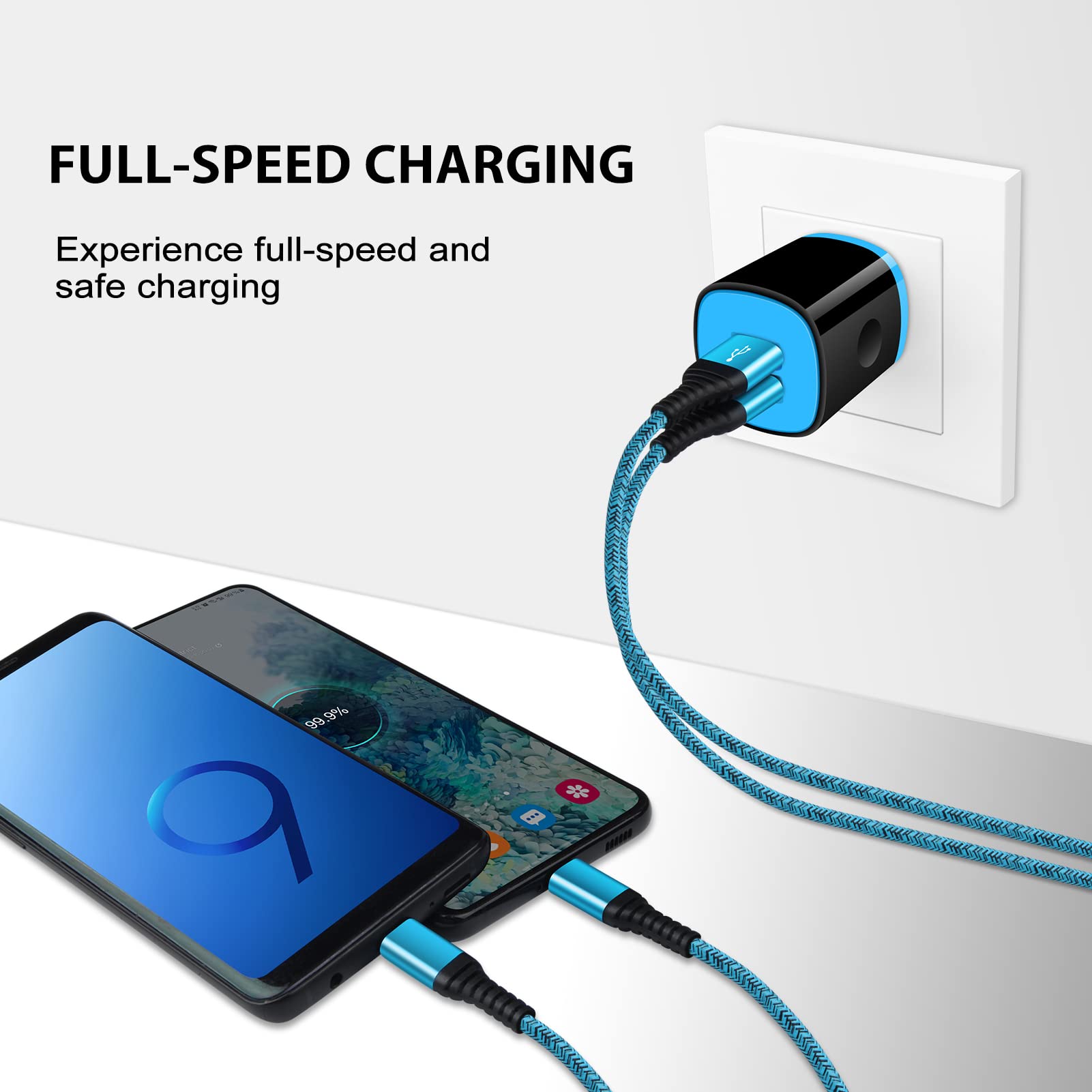 USB C Cable 3FT 2Pack for Google Pixel 10 Pro Fold XL 9a 9Pro XL Fold 8a 8Pro 8 7a 6, Samsung A17 S25 Ultra S24 S23 A36 A56 A16, Type C Car Cable USB A to C Fast USB Charger Cable Phone Charger Cord