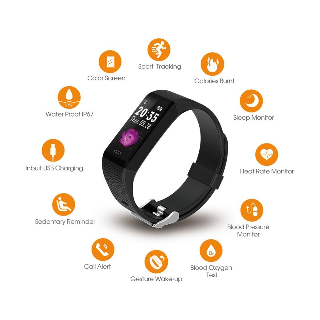 Riversong wave o2 smart band Clearance