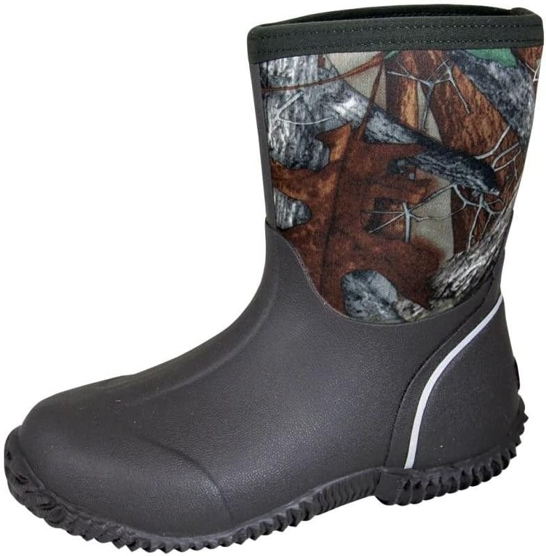 Smoky+Children%27s+Kid%27s+8%22%22+Amphibian+Boot+With+Tree+Camo