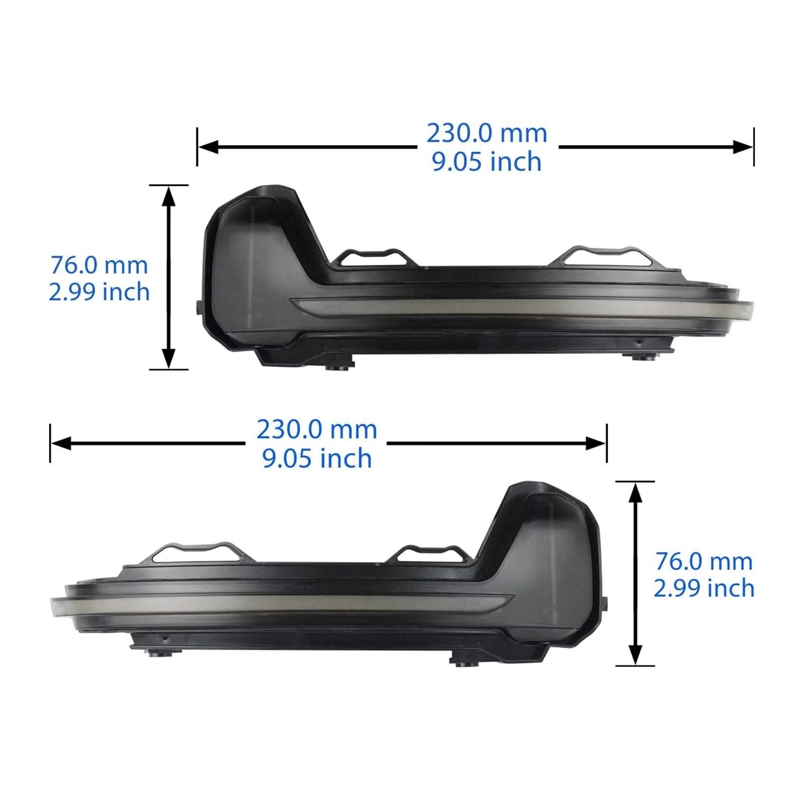 Luz Indicadora Espejo Retrovisor Para VW Para Tiguan Para MK2 2017 2018 2019 LR Luz LED Dinámica Señal Espejo Puerta Ala