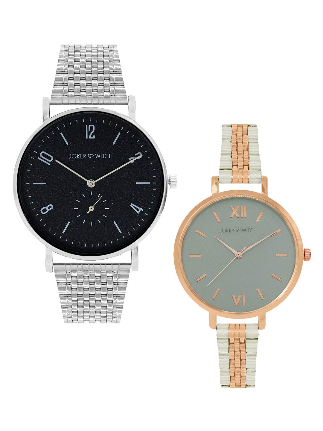 Joker & Witch Doug & Carol Couple Watch Gift Set for Men and Women (B08WRHTN9V) Amazon Price History, Amazon Price Tracker