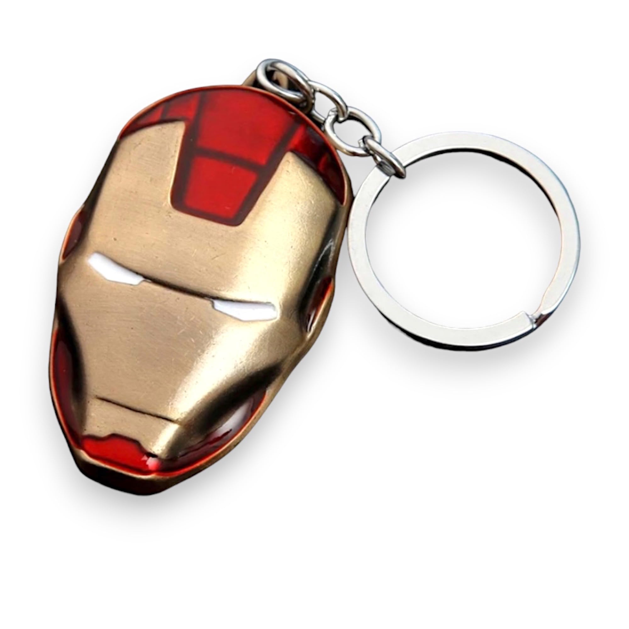 Tradiam Co. Marvel Avengers Iron Man Mask Keychain. Metal Superhero Key Ring. Perfect Accessory for Fans & Collectors