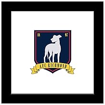 Trends International Gallery Pops Ted Lasso - AFC Richmond Wall Art Wall Poster, 12" x 12", Black Frame Version
