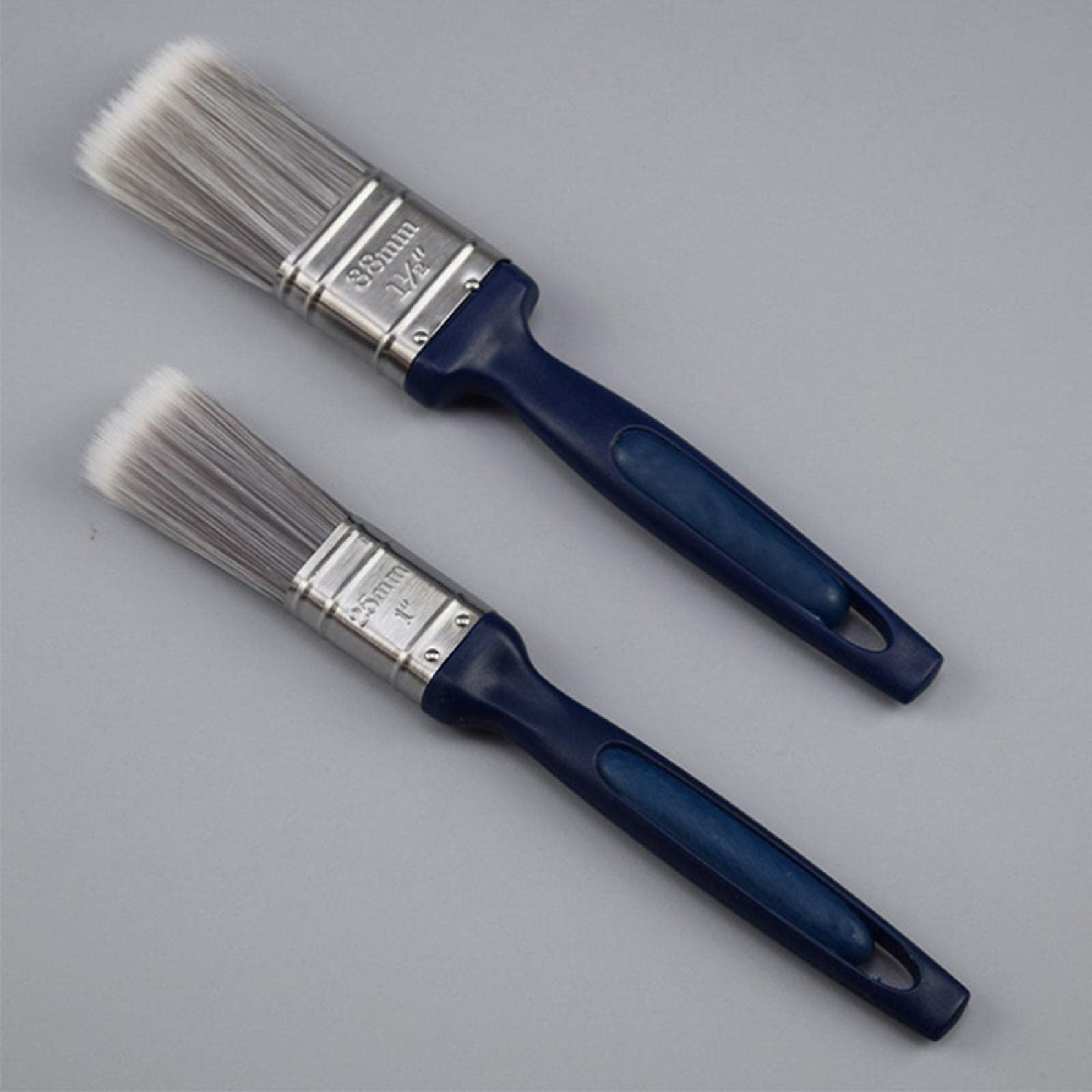 Pinceles de Pintura, Pinceles para decoración, Cabezales de Pincel para Muebles, Paredes, techos y Pintura de Detalles, 1/5 Pulgadas, 1.5 Pulgadas, 1.5 Pulgadas, 2.0 Pulgadas, 4 Pulgadas, 5 Unidades
