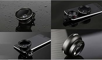 Amazon | スマホレンズ クリップ式 0.45X広角レンズ マクロレンズ