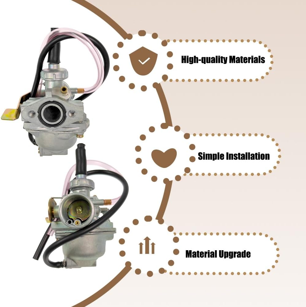 Carburetor CRF50F XR50 Carb Replacement for Honda XR 50 CRF 50 Z50 Z50A Z50R Z50RD XR50R for Mini Trail 50 Mini Bike with Air Filter Fuel Valve Petcock