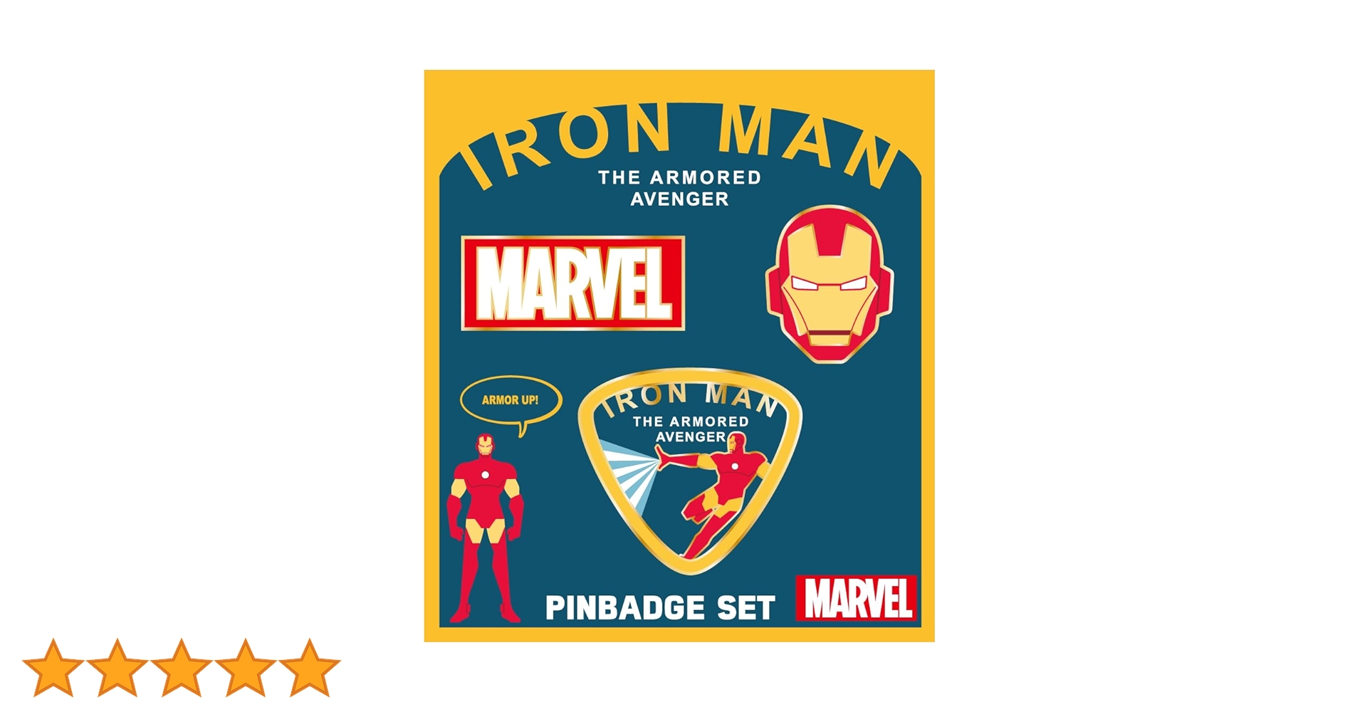Amazon | MARVEL POP ICON/ピンバッジセット/アイアンマン