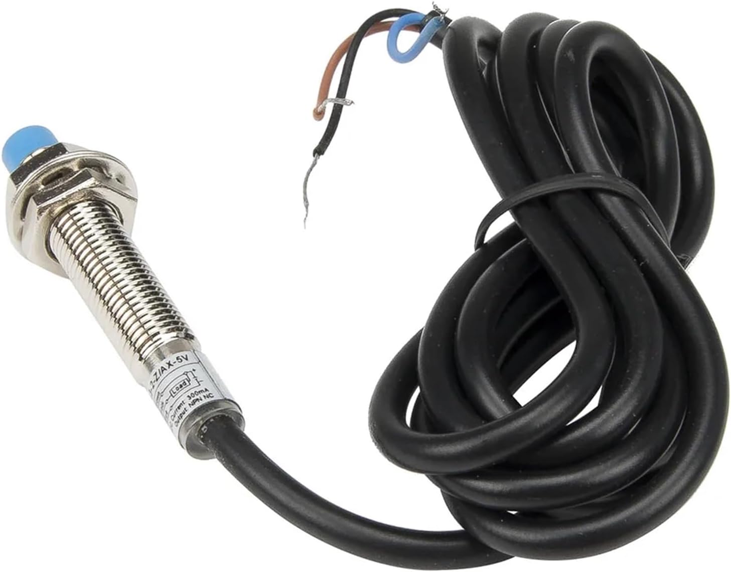 M8 2mm Sensing DC 5V NPN NC LJ8A3-2-Z/AX-5V Cylinder inductive Proximity Sensor Switch Work Voltage 5VDC Special for MCU