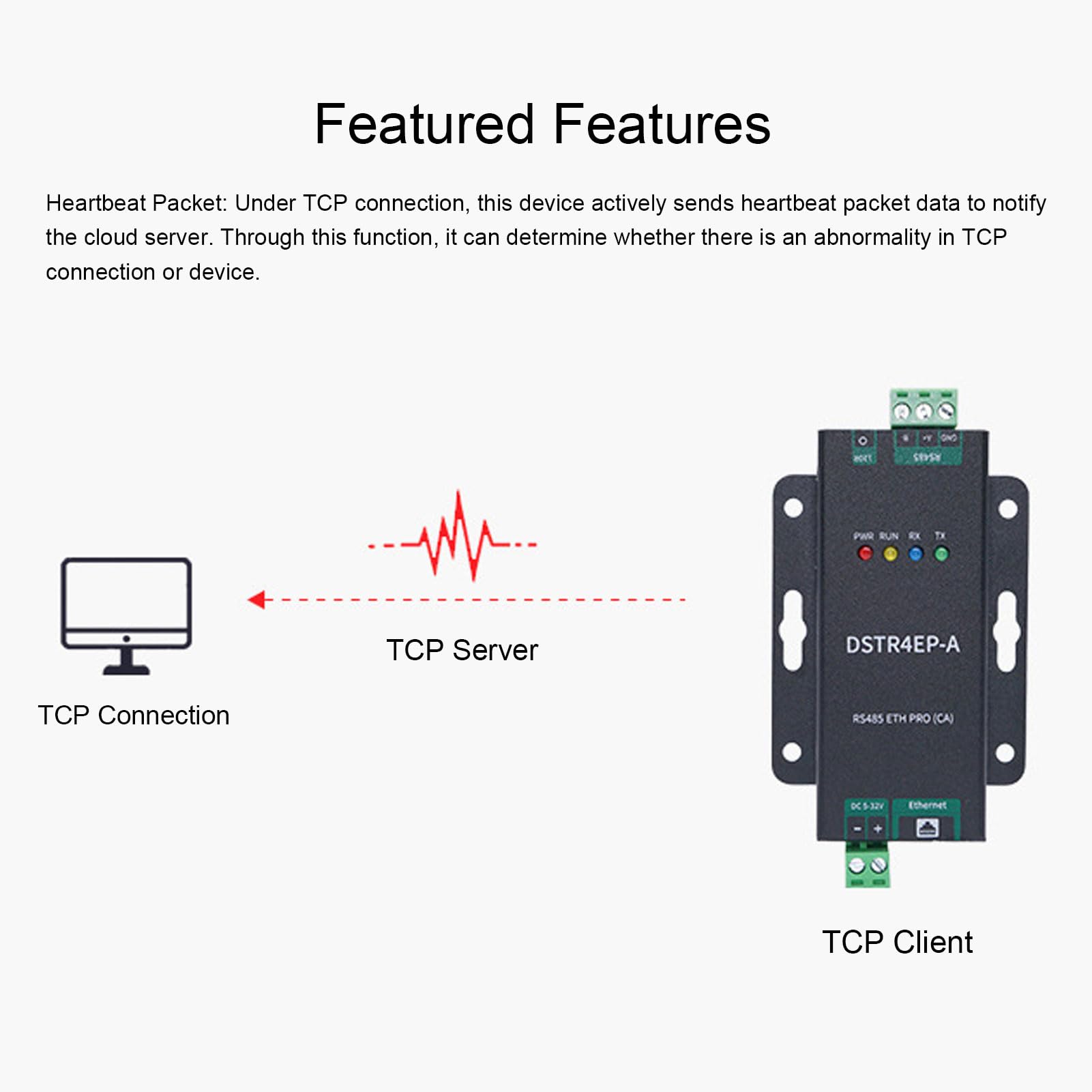 485 to Ethernet Converter Compact Reliable Bidirectional Data