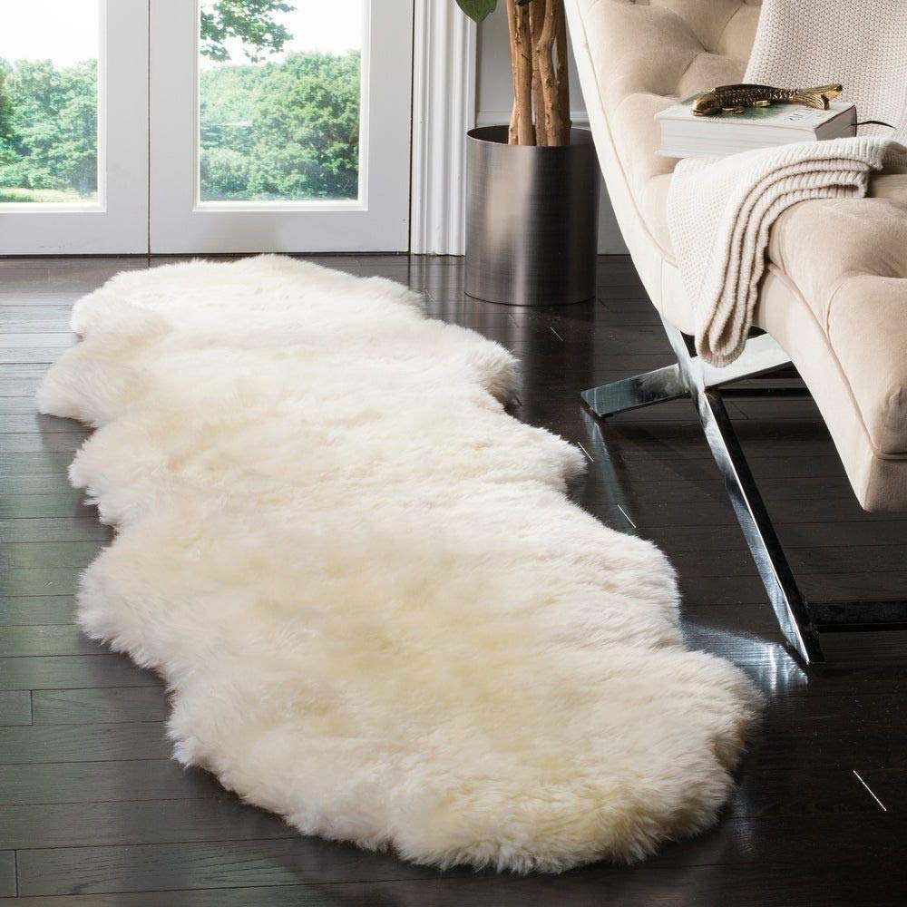 Amazon.com: 2' X 6' Runner Glam Style Shag Rug - Contains