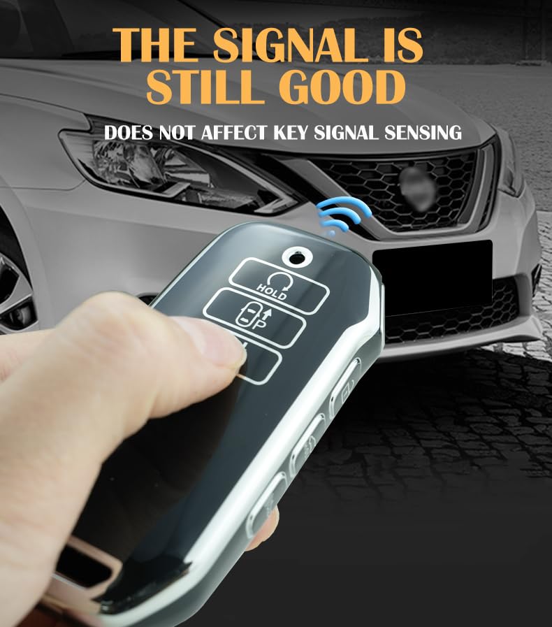 Montague Key Fob Cover For KIA With Leather Keychain, Premium TPU Key Case Shell For - View #8