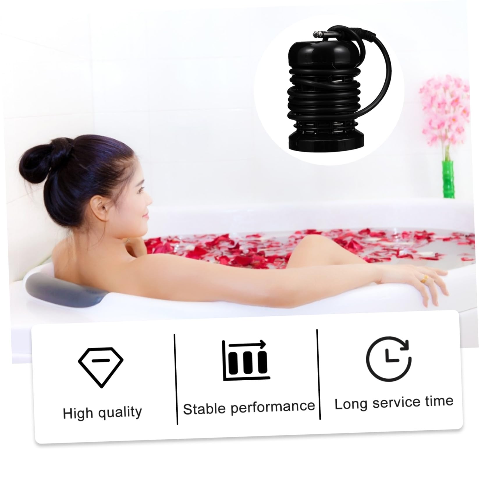 Hohopeti Testine Ioniche per Macchina Pediluvio, 10 Pezzi in Plastica Resistente, per Vasca Idromassaggio Piedi e Centro Benessere, Accessori Ricambio per Stimolazione Circolazione