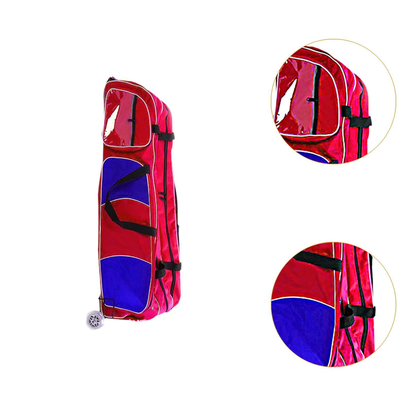 Perfeclan Sac d'escrime, Sac de Barre de Traction avec roulettes, Support en Tissu Oxford avec poignée, Sac d'escrime Roulant, Sac de Voyage pour l'entraînement