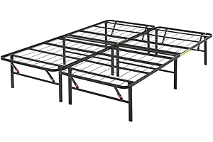 NAP KING Full Size Platform Bed Frame - Foldable Tool-Free Metal Bed