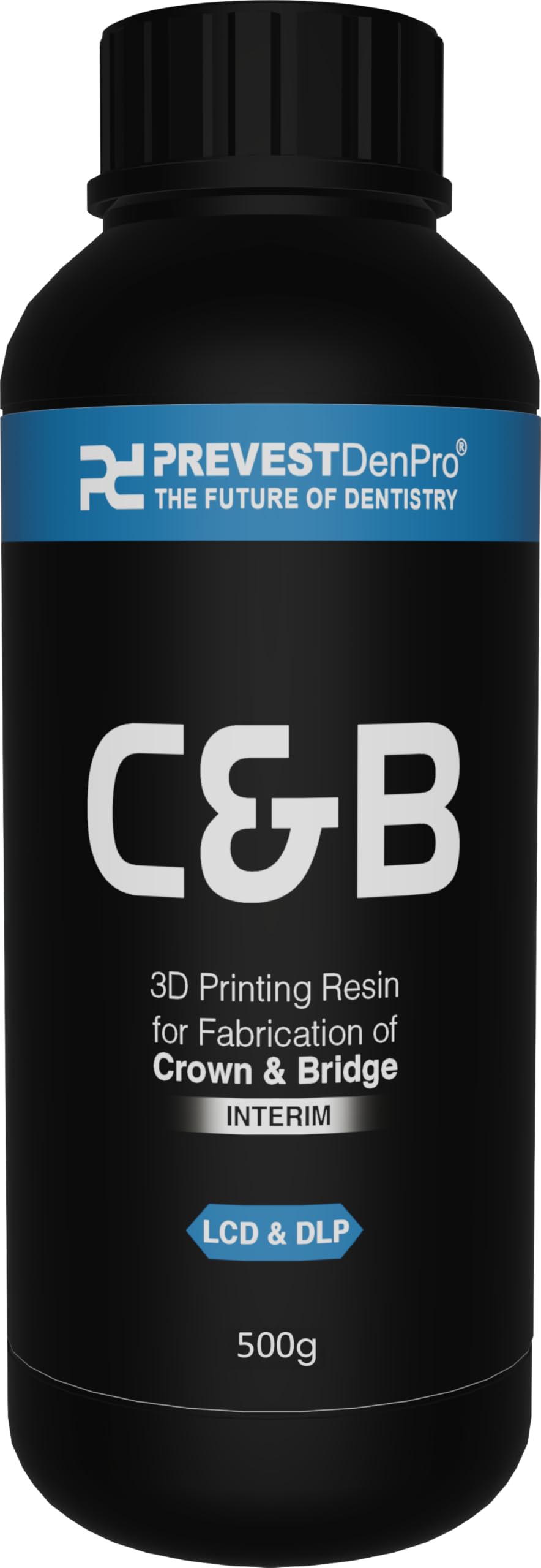 Prevest C&B, Interim 3D Printing Resin for Fabrication of Temporary Crown & Bridge 500 Grams (A2)-picture-33