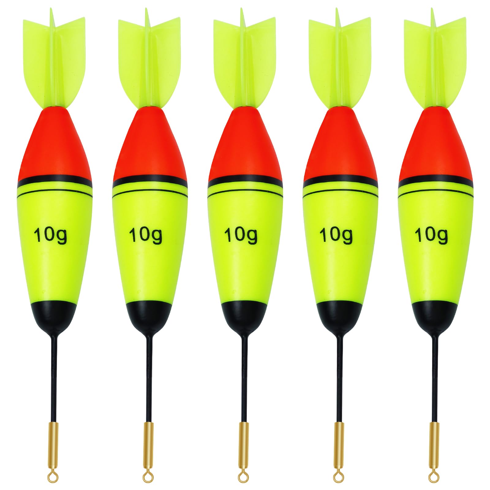 Angel-Schwimmer, beleuchtet, hohe Empfindlichkeit, 10 g/20 g/30 g, Tag- und Nachtangeln für Crappie, Zander, Wels, Barsch, Forelle, ohne Batterien