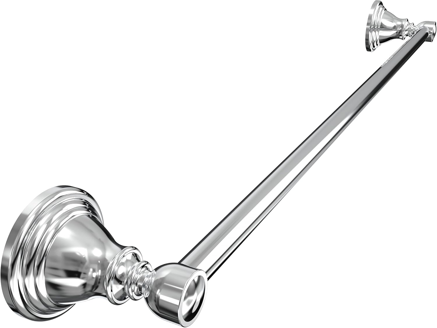 Towel Bar 24inch, Stainless Steel Bathroom Towel Rack Wall Mounted, Heavy Duty Towel Rod, Towel Holders for Bathroom, Kitchen (Chrome)