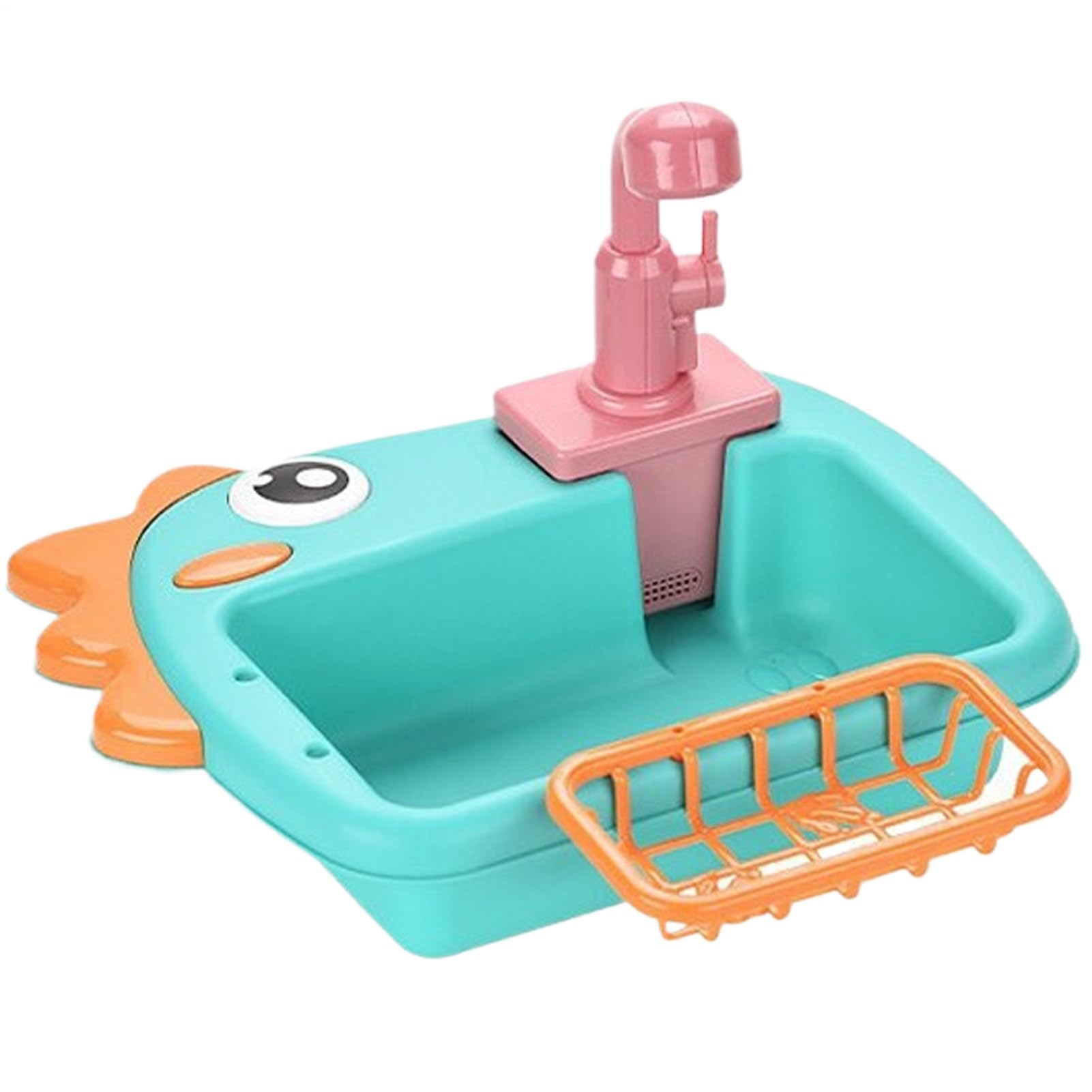 Bañera para loros con grifo automático y estación de lavado ajustable