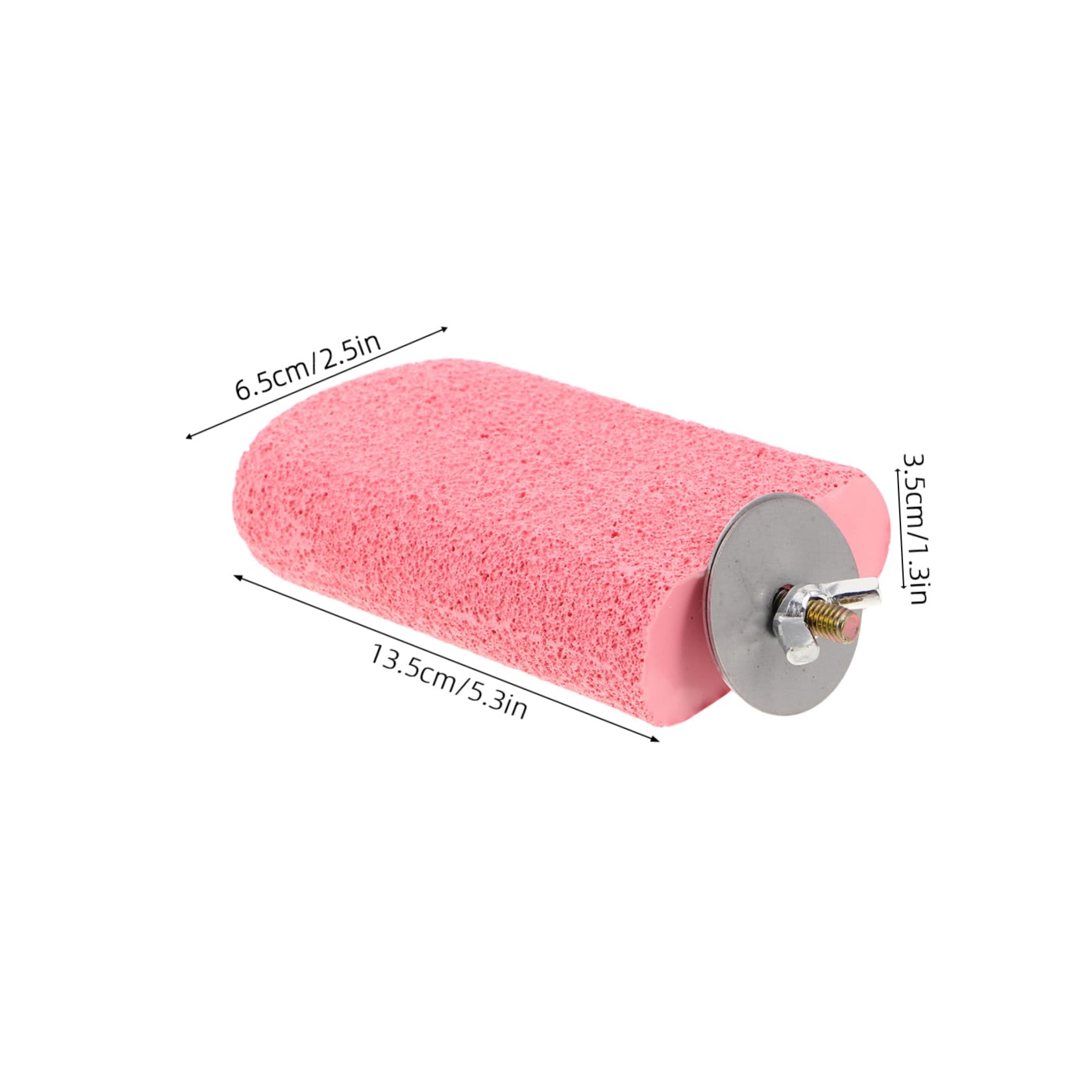 GALPADA 3 Piezas Perchas para Periquitos con Plataforma de Molienda para Uñas Juguete para y Pájaro Soporte para Jaulas Fácil Instalación Compatible con Varias Jaulas Verde Rosa