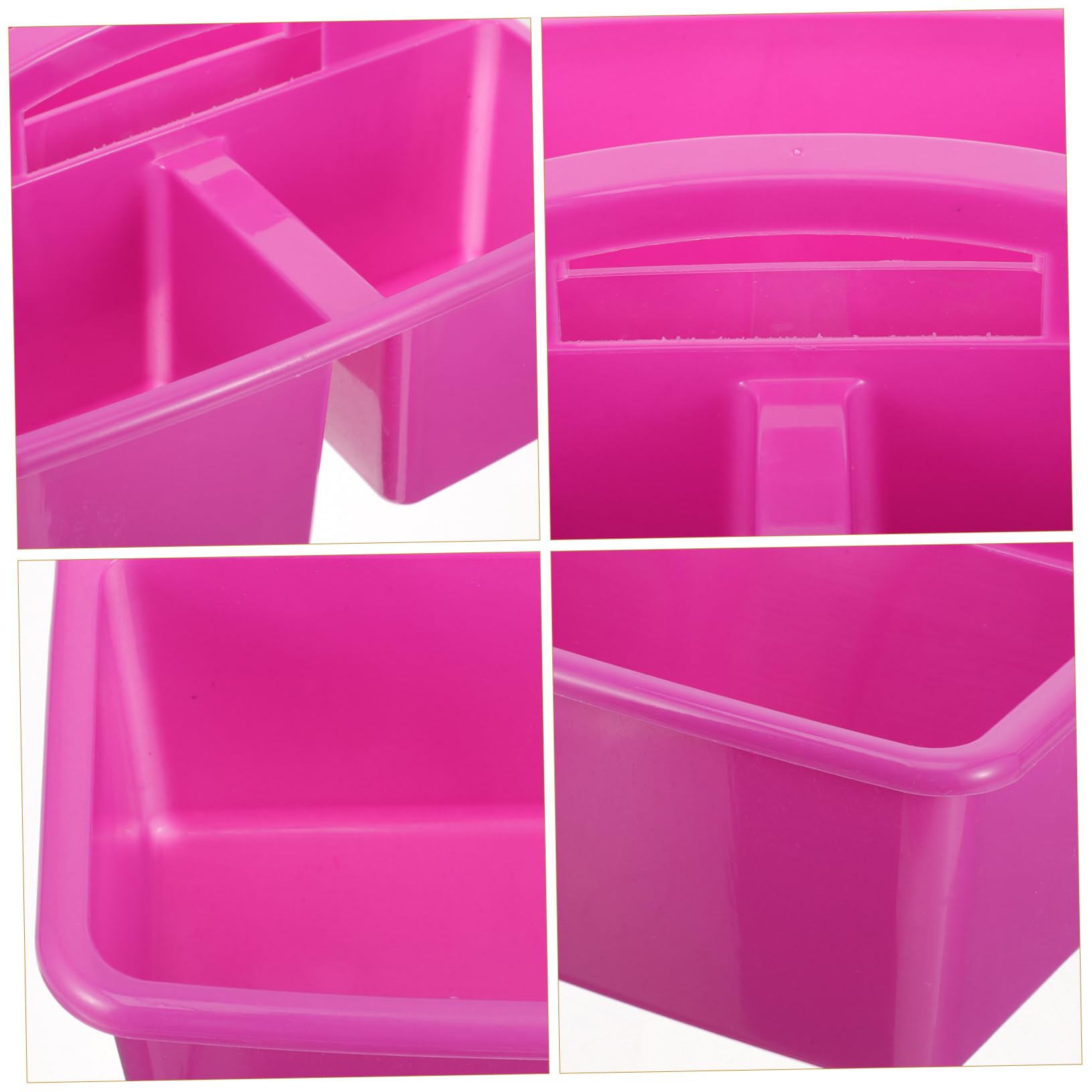 GLEAVI 3 Pezzi Cestino Per Organizzare Gli Attrezzi Cestino Di Articoli Vari Contenitori Di Cancelleria Organizzazione Di Stoccaggio Dei Cestini Plastica Viola,porpora