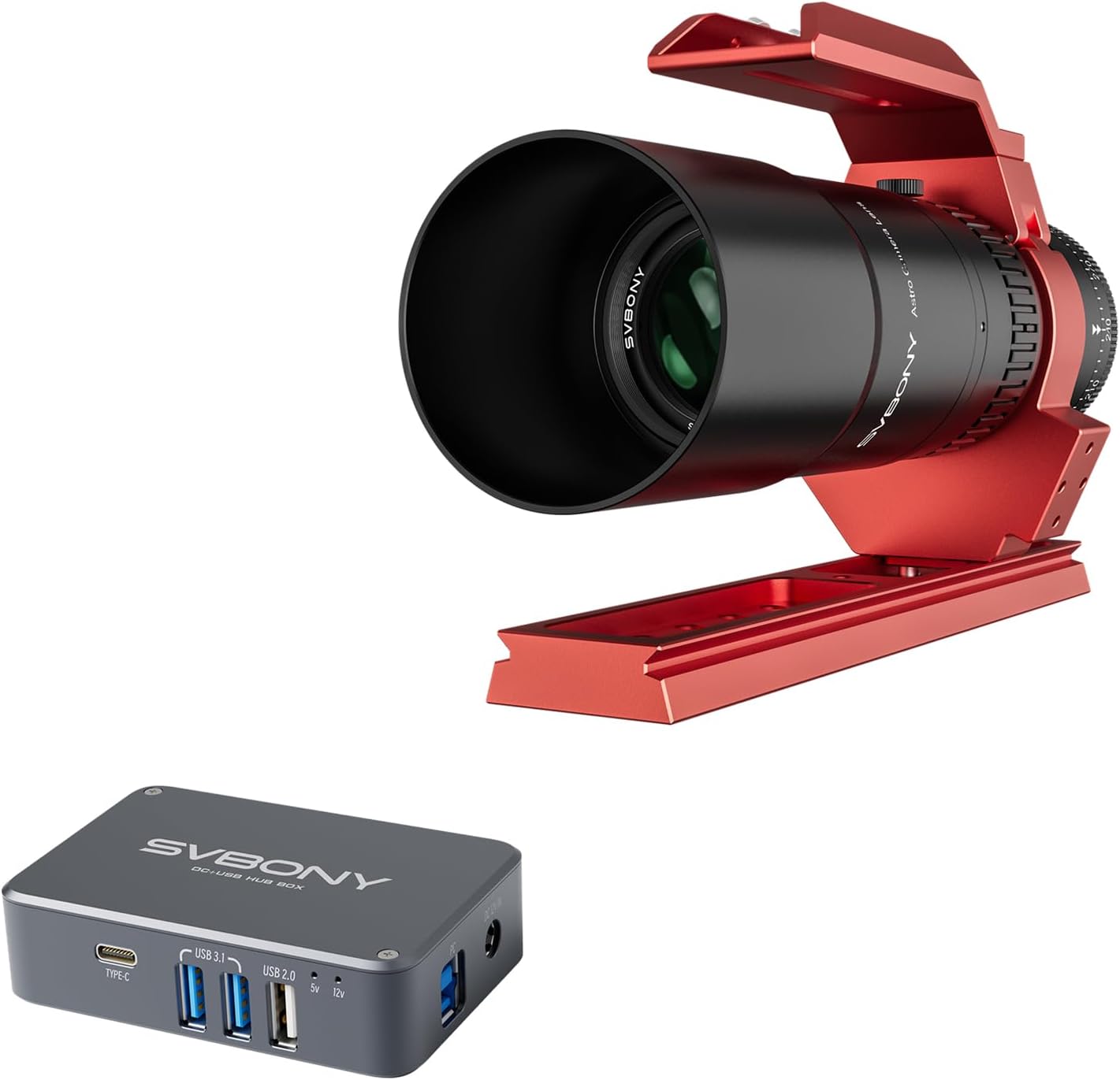 SVBONY SV545 Telescopio con lente Petzval APO y adaptador SV241
