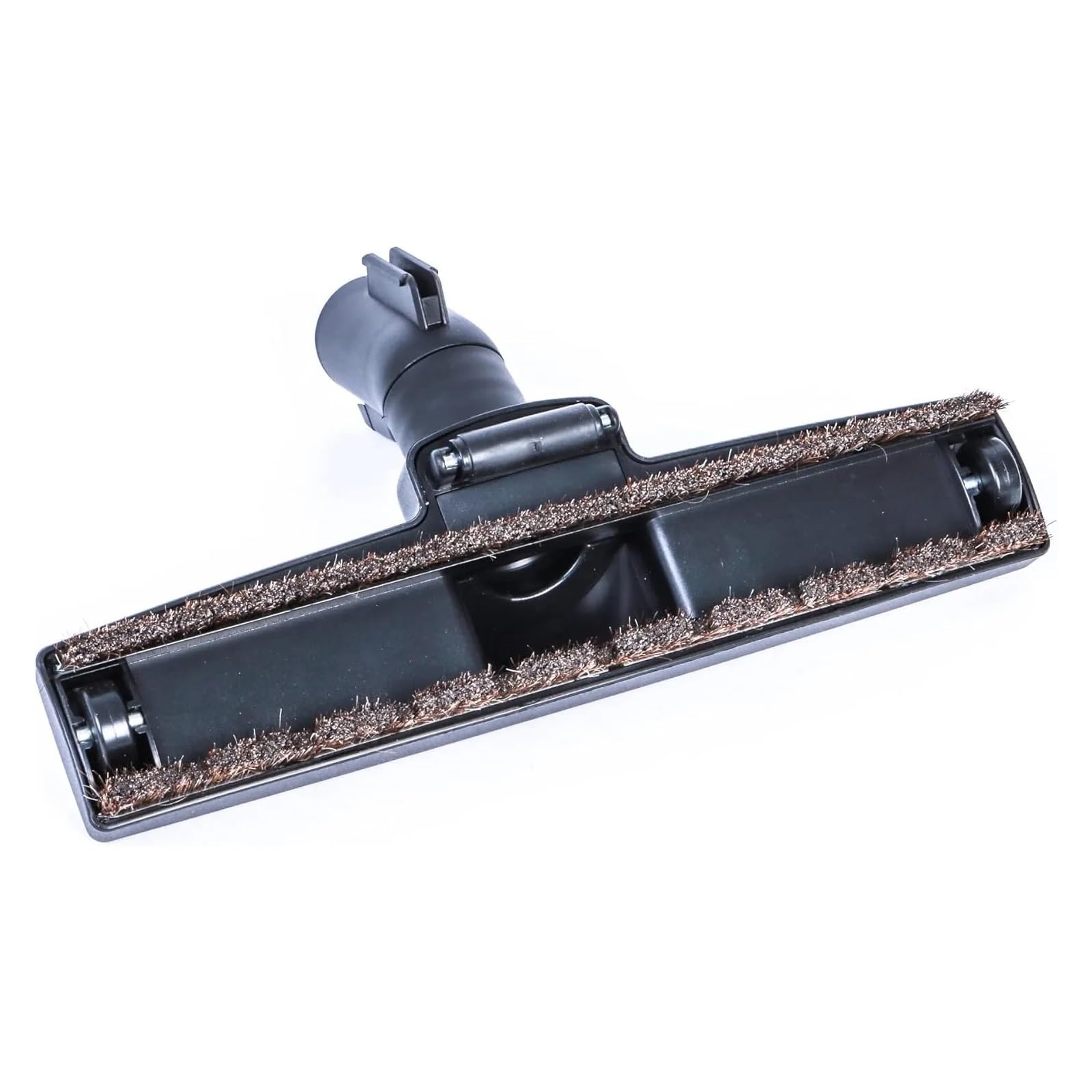 Cepillo de aspiradora compatible con Miele, Parquet Twister XL, boquilla for parquet, cepillo for suelos duros con crin de caballo, función de clic