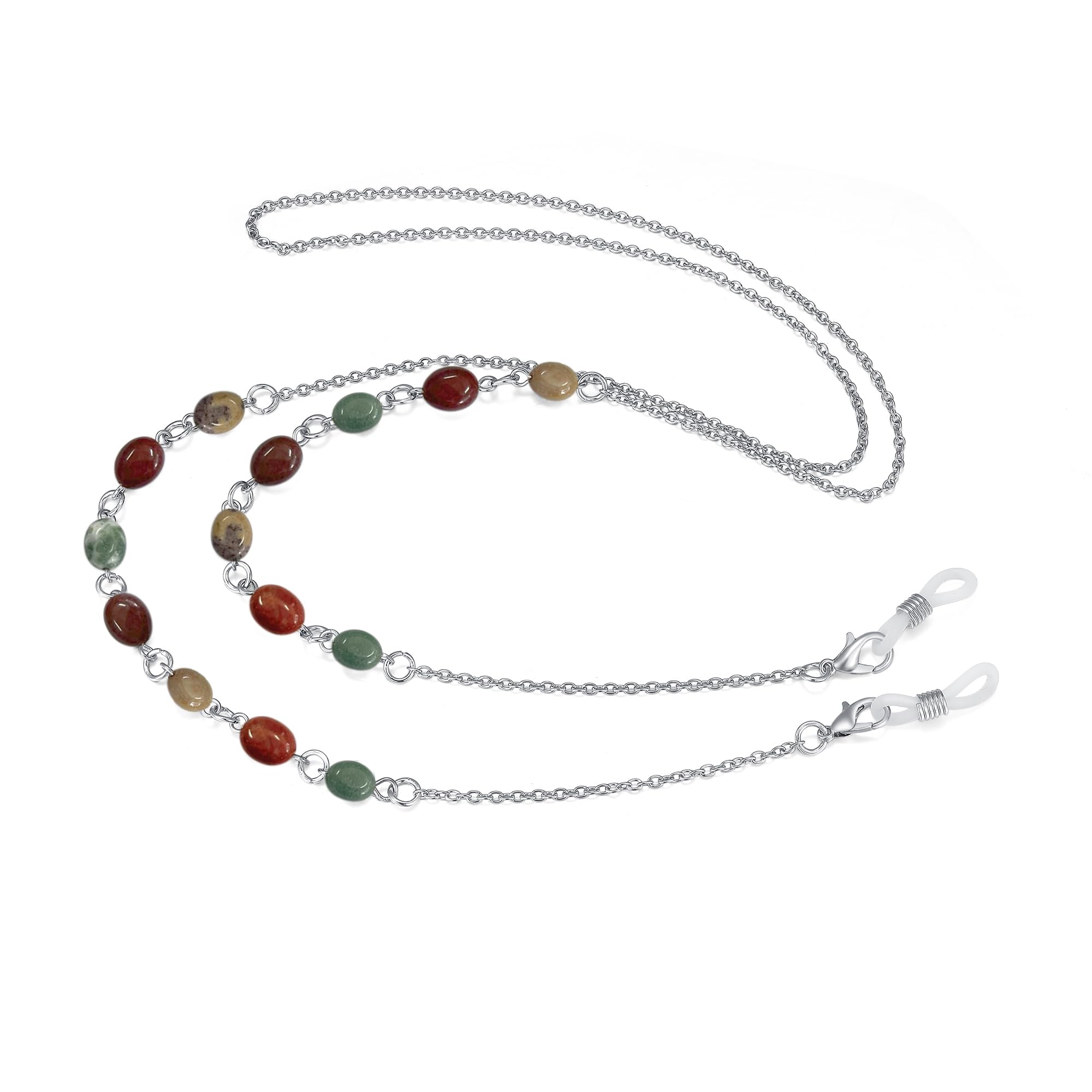 Eyeglass Chain Strap Holder Cord Fashion Eyewear Retainer Crimmy Reading Eyeglass Necklace-image-14