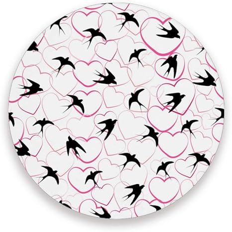 Amazon Zhimi 吸水コースター ツバメと美しいパターン コースター 10cm おしゃれ コップ敷き 茶バッド セラミック 吸水効果抜群 高 吸水性 断熱 速乾 滑り止め 吸収石コースター ギフトドリンク コーヒー 茶托 コースター オンライン通販