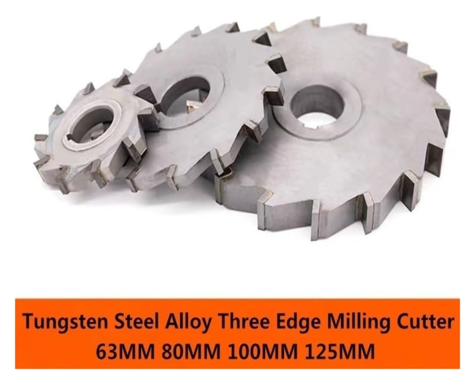 Dreischneidiger Fräser aus Wolframstahllegierung, 4 mm - 20 mm Dicke, hochpräziser Fräser aus Legierung, 1 Stück(63MM*16MM)