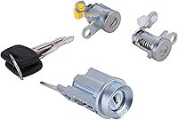 Vista 5 de ikasus 69005-35840 Cilindro de cerradura de encendido, juego de cilindros de cerradura de puerta e interruptor de encendido con llaves de repuesto