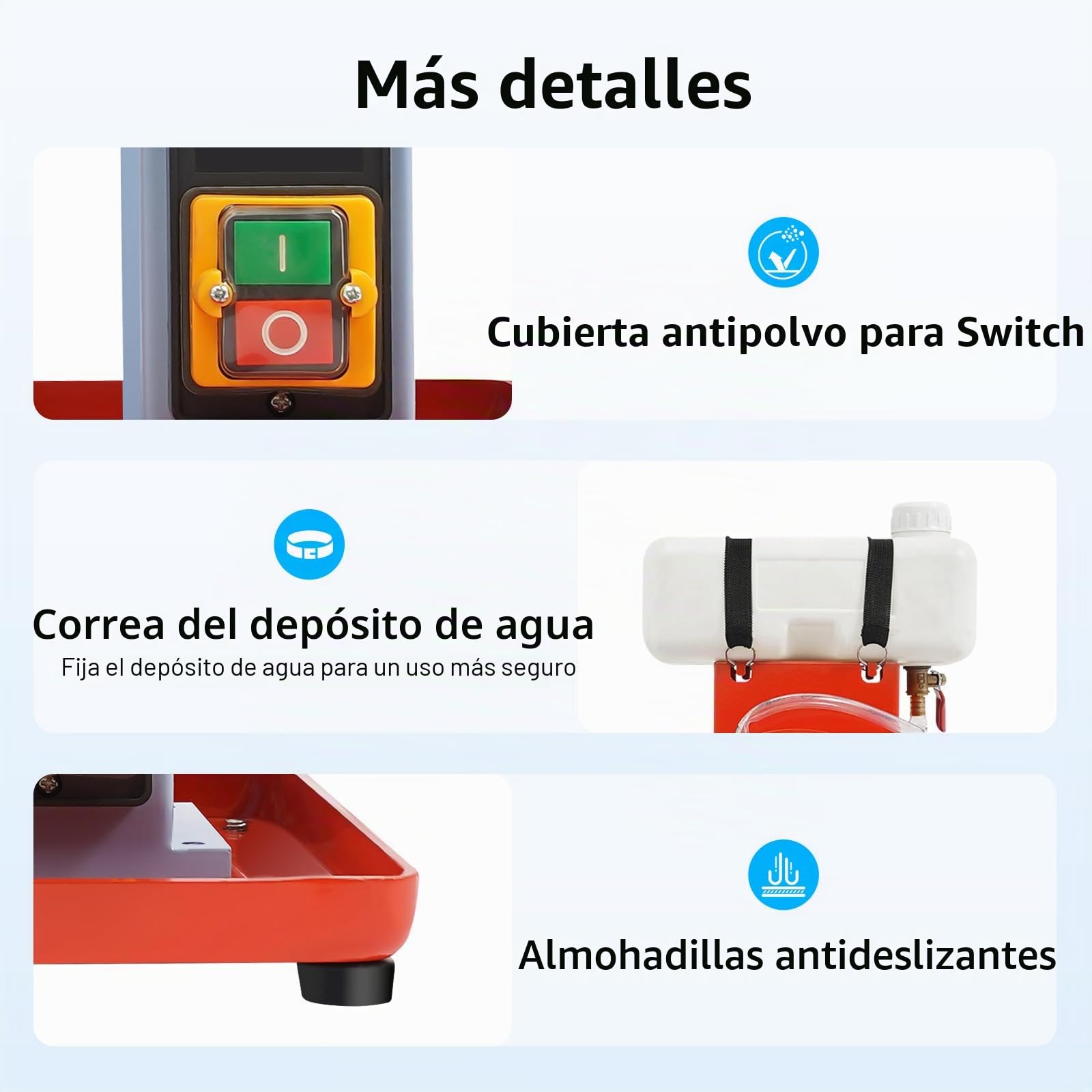 MccoMMon Afilado de bordes de sierra circular de 250 W 80-700 mm para sierra de aluminio