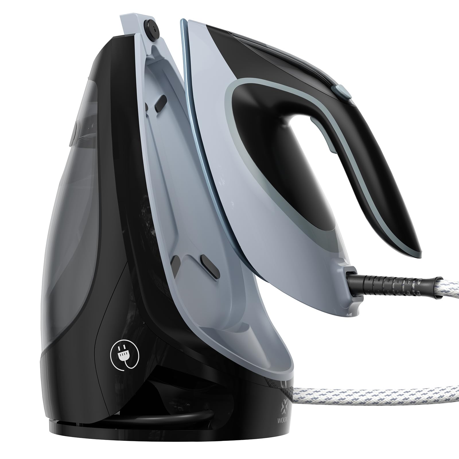WOOX Ferro da Stiro a Vapore con Caldaia, Ceramica a Riscaldamento Rapido, 2200W, Regolazione Vapore & Temperatura, Autopulizia, Spegnimento Automatico, serbatoio 1300ml – Per stiratura domestica