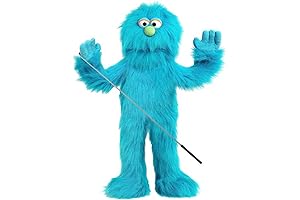 Animate Your Story: Captivating Blue Monster Puppet for Entertaining Expressions