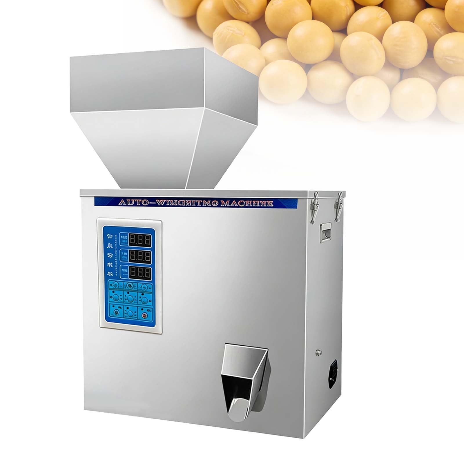 BOOZXCV Powder Dispenser Machine 300W, Multifunction Particle Dispenser with 3-Speed Control, Intelligent Weighing for Precise Dosing of Che-mical Powder, Glitter, Granular Materials (A)