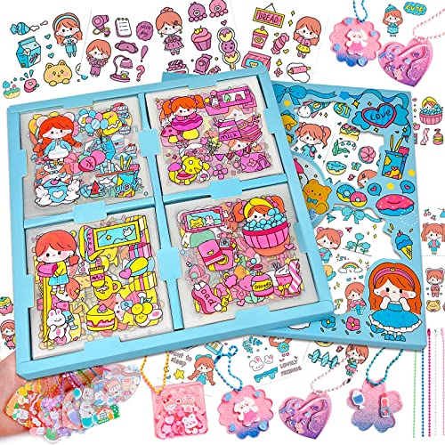 Pegatinas Kawaii,100 Hojas Kawaii Stickers,Kawaii Pegatinas Decorativas,Pegatinas Niña Dibujos...