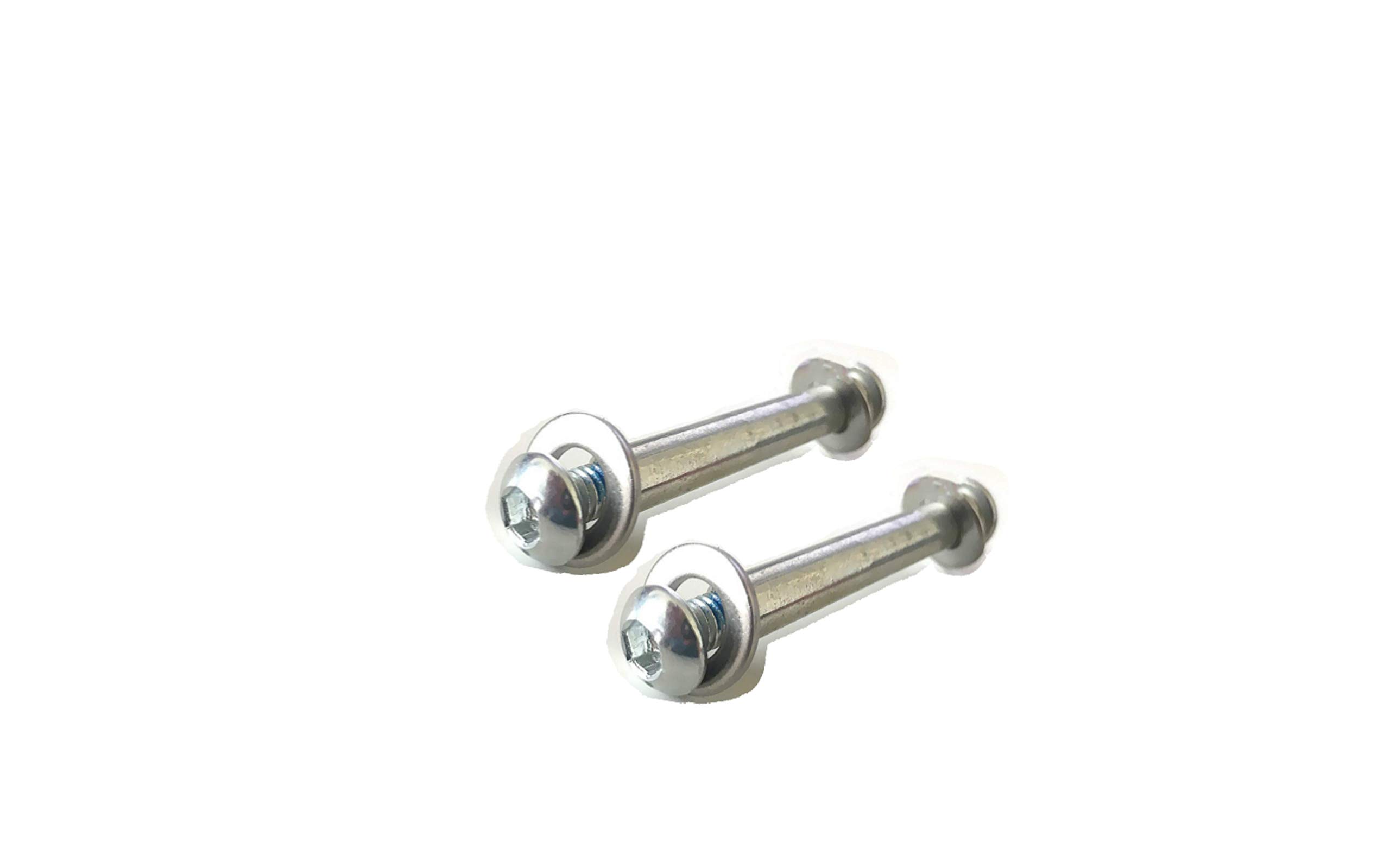 2 x Axles for Wheelchair Castor Wheels 50mm x 8mm diameter