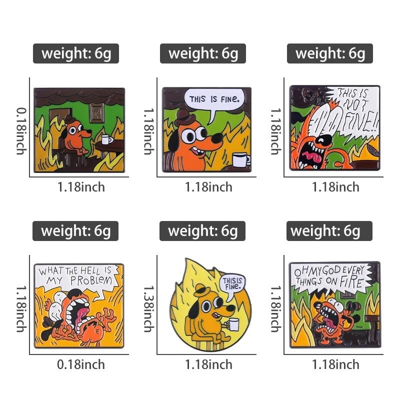 Generic This Is Fine - Meme Pin3