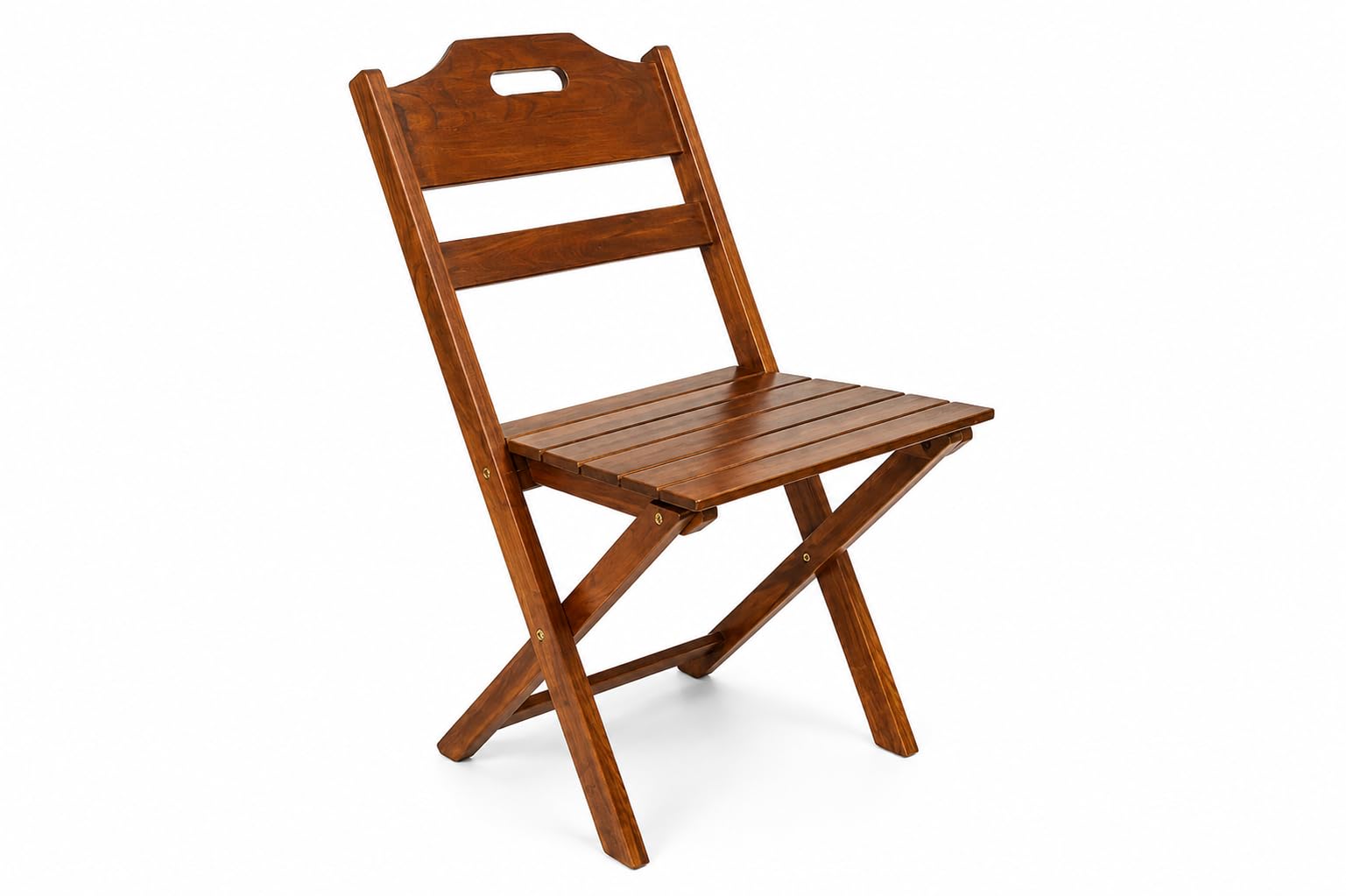 teak wood folding chair, solid wood, foldable with carry handle, for home, garden, balcony, patio, indoor/outdoor use